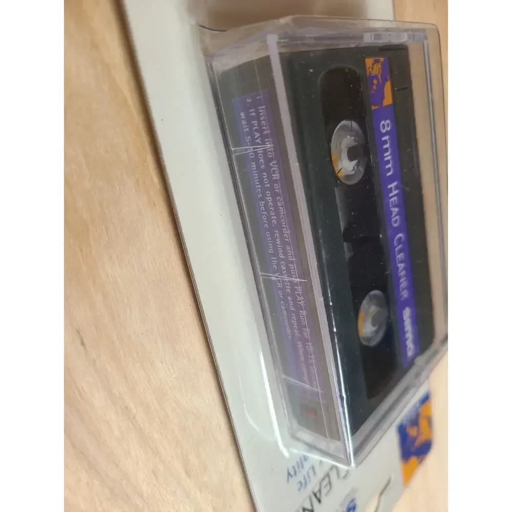 NEW sealed Sima 8mm camcorder head cleaner model SHC-6 vintage 1996